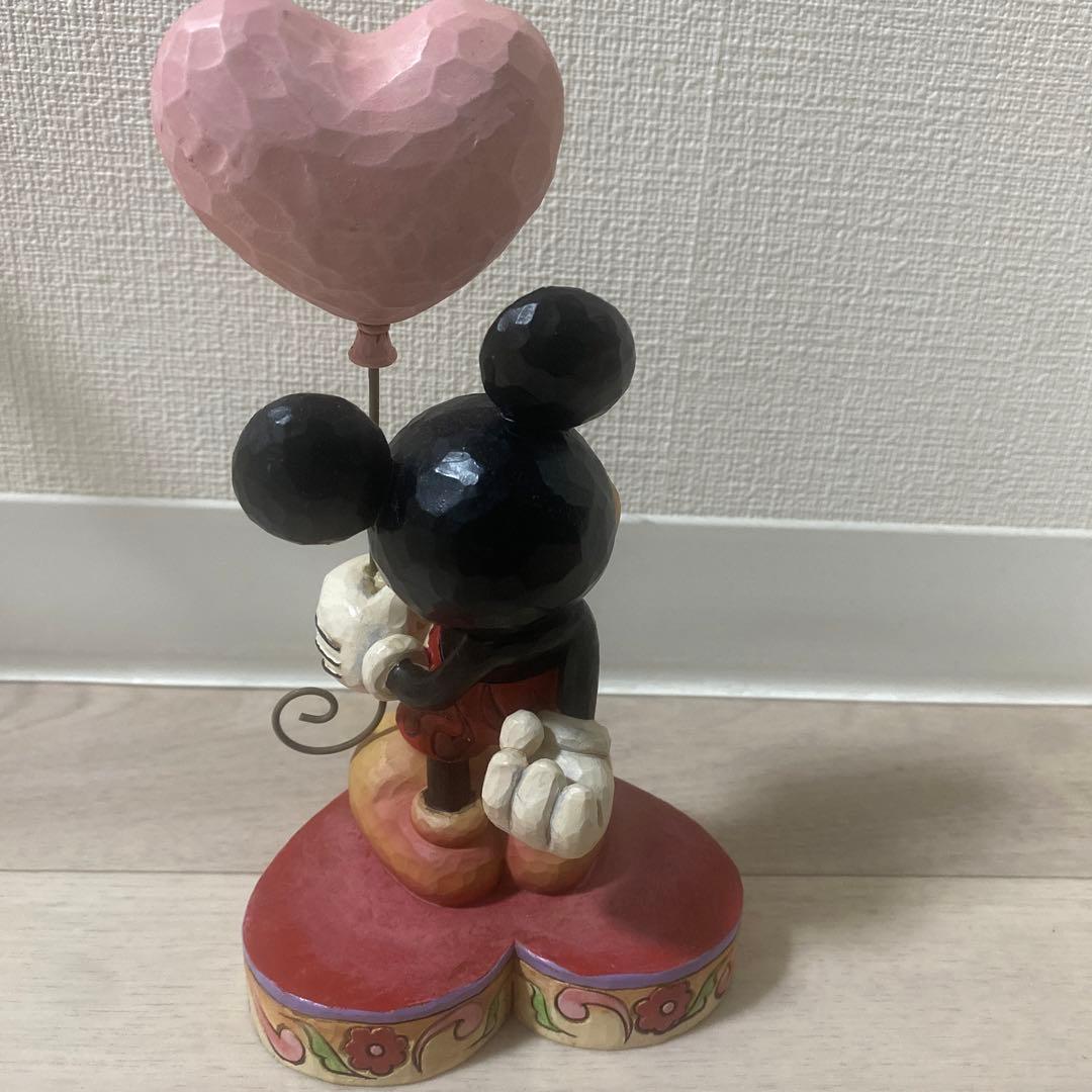 ミッキー 木彫り