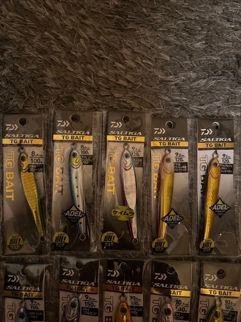ダイワ　TGベイト　100g〜180g 18個　フックセット