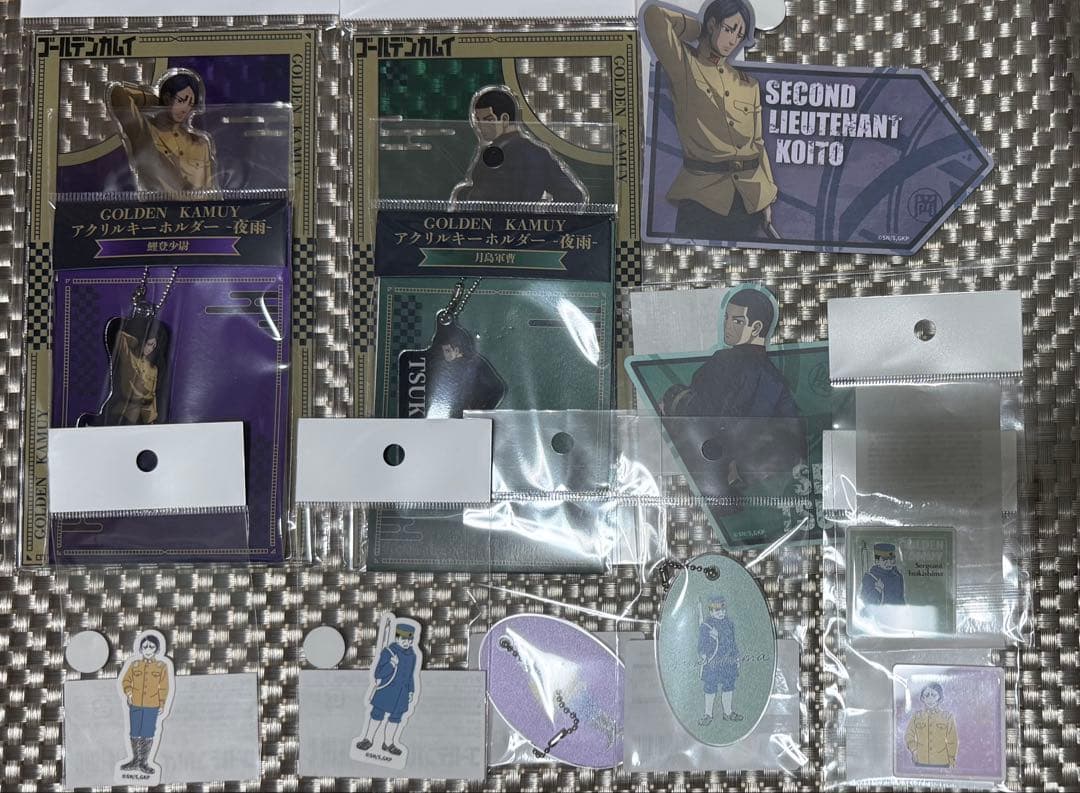 【匿名配送】ゴールデンカムイ　PLAZA 鯉登　月島　12点セット