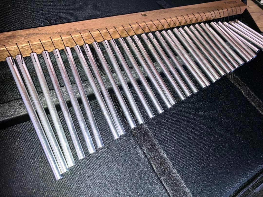 TREEWORKSウインドチャイム 34本 木製フレーム ダンパー付き