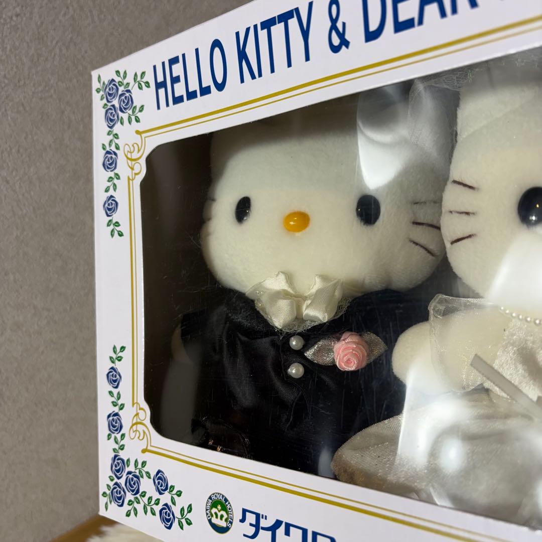 【極美品】ハローキティ ダニエル 結婚式 ぬいぐるみ ダイワロイヤルホテルズ