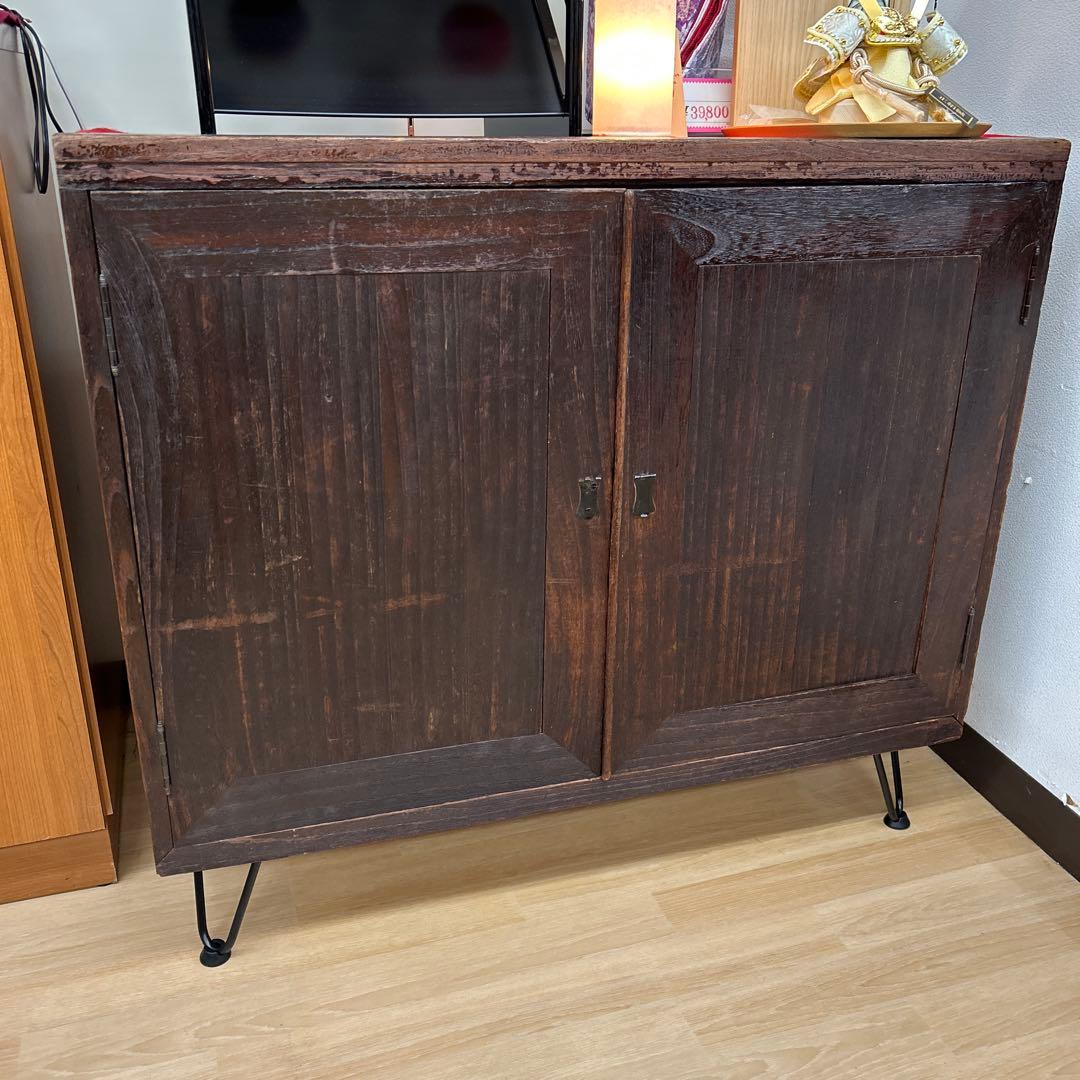 アンティーク木製キャビネット＊什器にも。