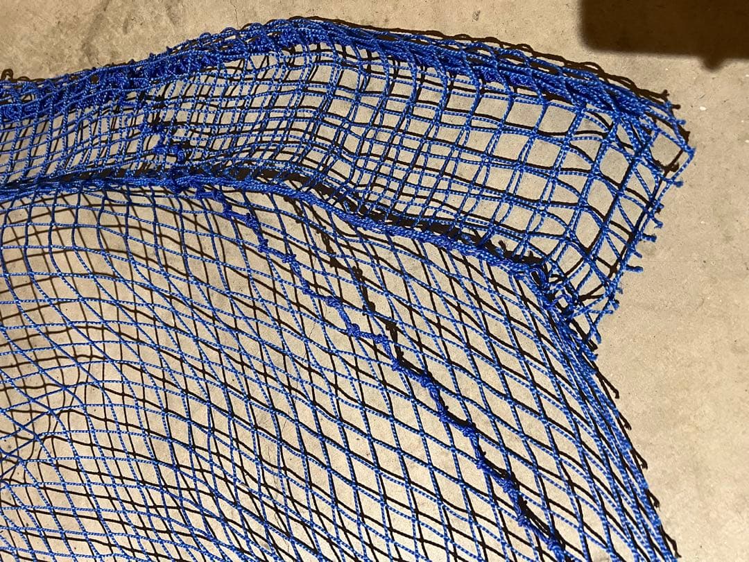 【新古品】防球ネット/3m×12m/青色/ナイロン/ゴルフ練習場/野球/フェンス