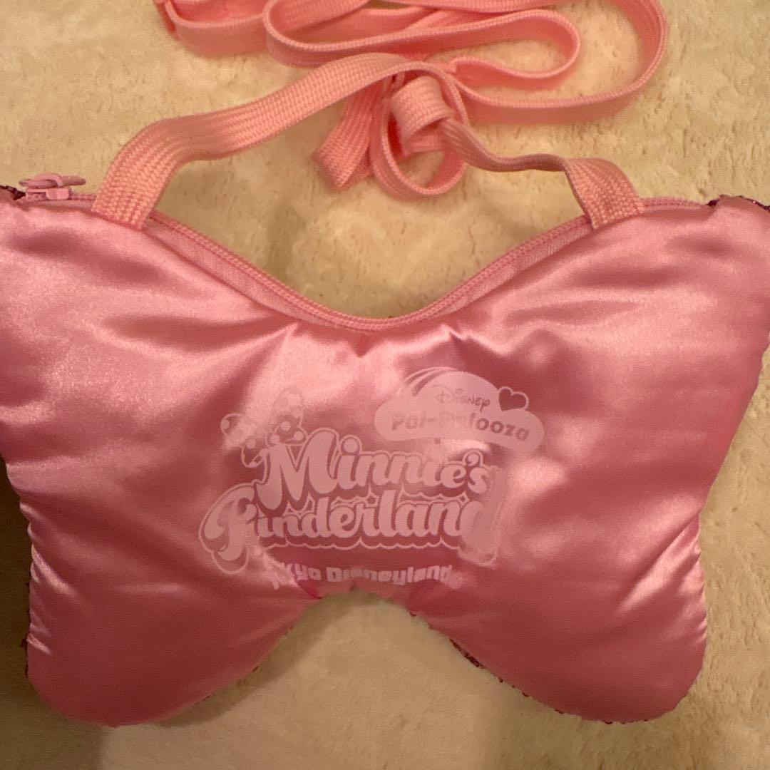 ミニー ディズニー リボン ピンク パルパルーザ スパンコール ショルダーバッグ