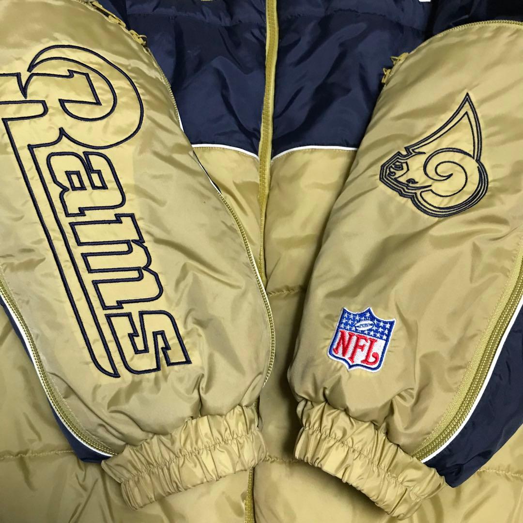 希少　リーボック×N F Lコラボ　ロサンゼルスラムズチームジャケット