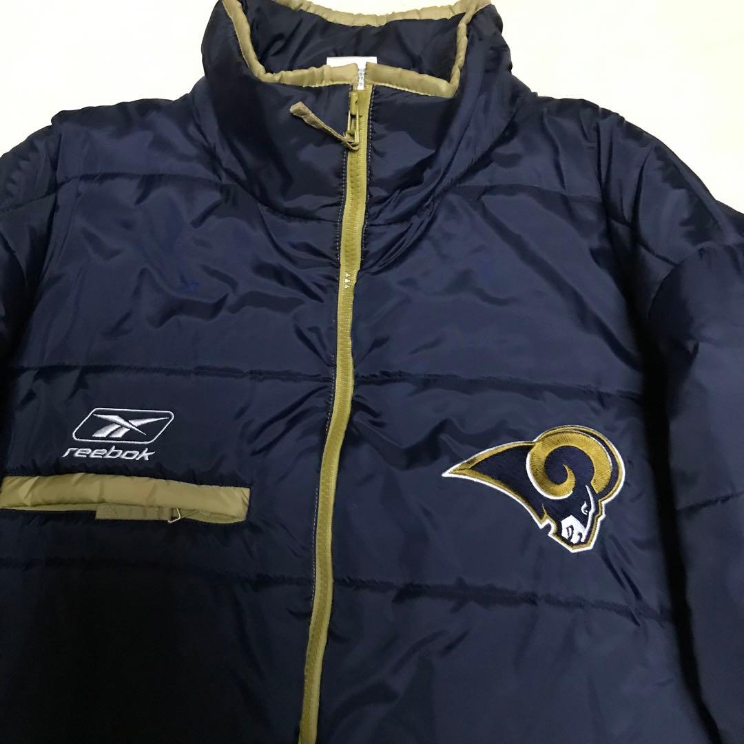 希少　リーボック×N F Lコラボ　ロサンゼルスラムズチームジャケット