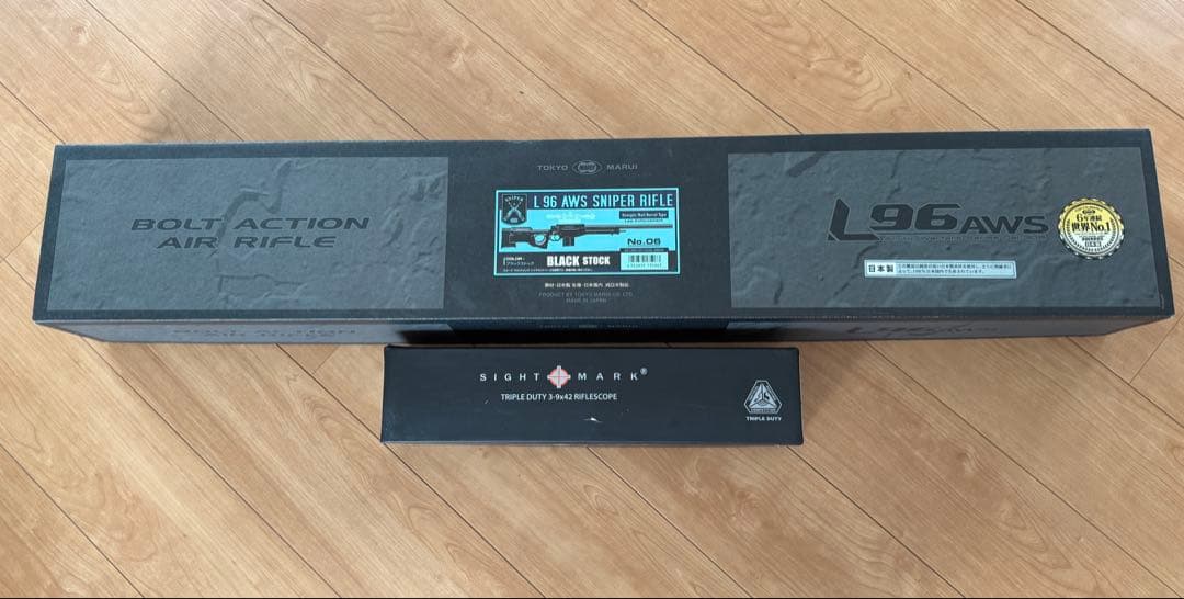 L96 AWS ボルトアクションエアライフル　サイトマーク製スコープ