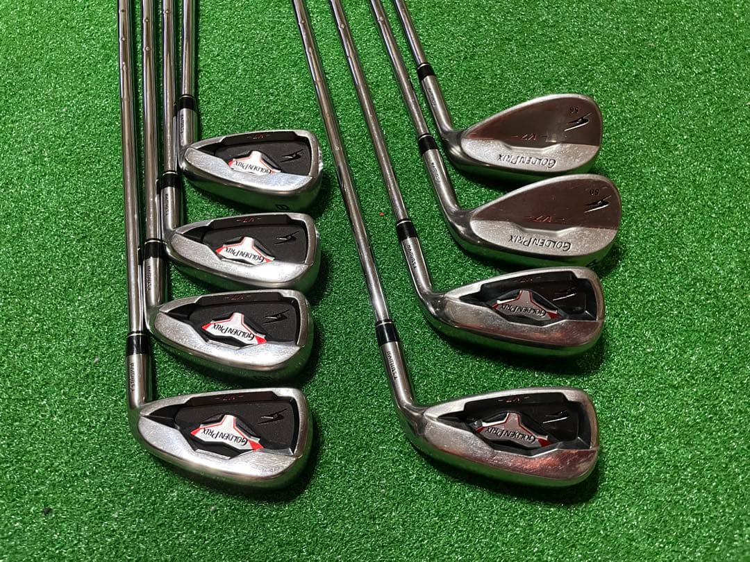 メンズフルセット12本 TRYFITウッド.ゴールデンプリックスV7.パター