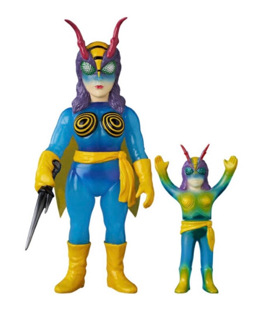 東映レトロコレクション　ソフビ　蜂女　ミニソフビ付き　新品未開封