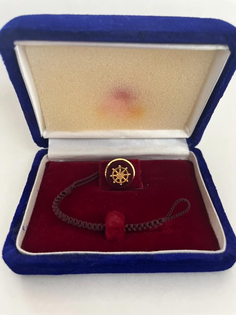 ■全日本海員組合 功労賞 バッジ SILVER K18