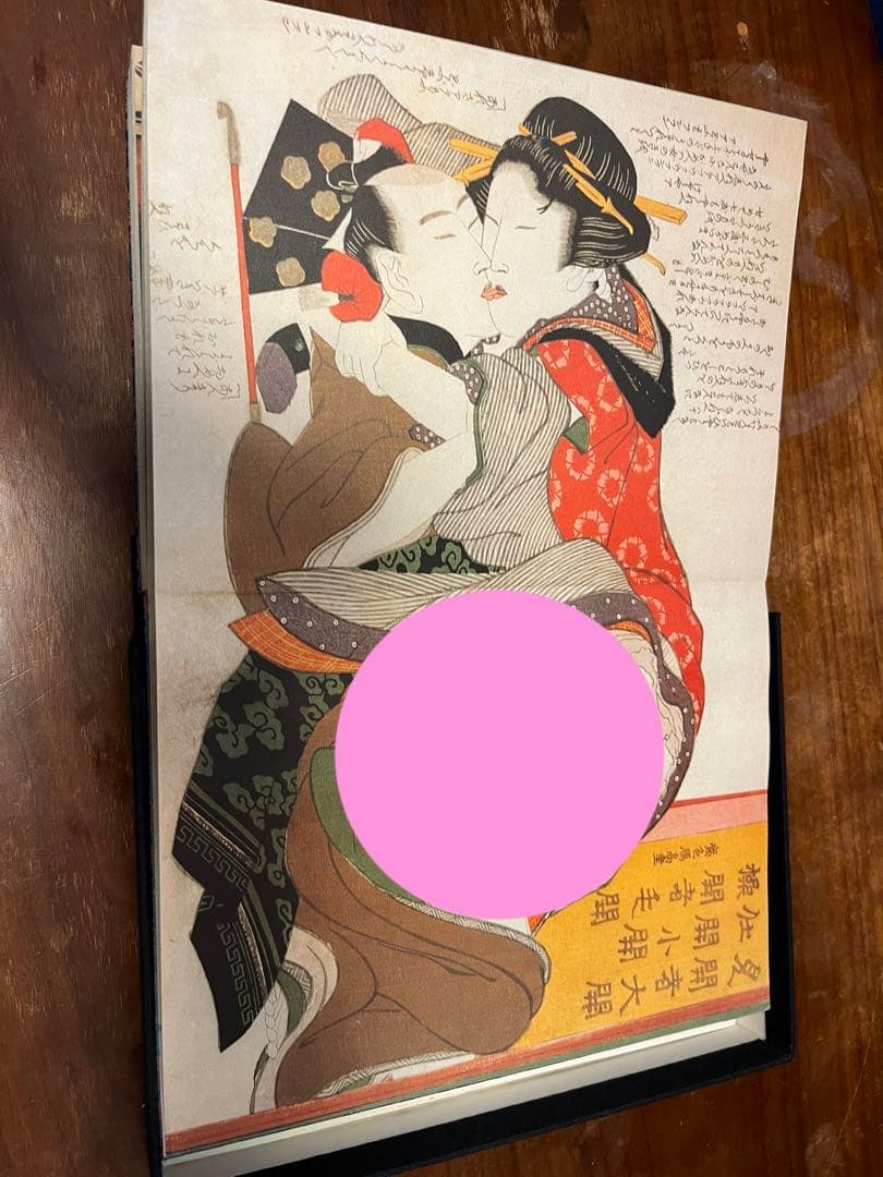 河鍋暁斎の表裏艶福図 と浮世絵名品聚芳（葛飾北斎）のセット