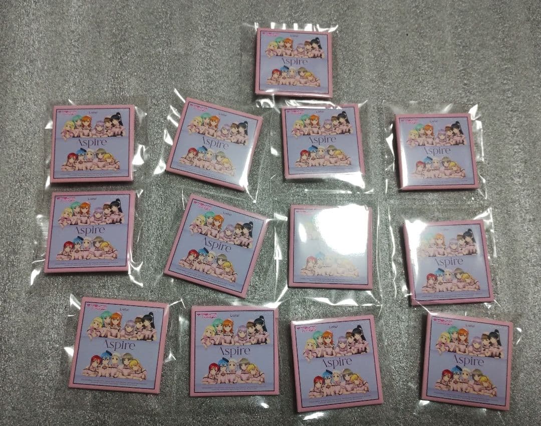 ラブライブ！スーパースター！　Aspire　スクエア缶バッジ　ガチャ　セット
