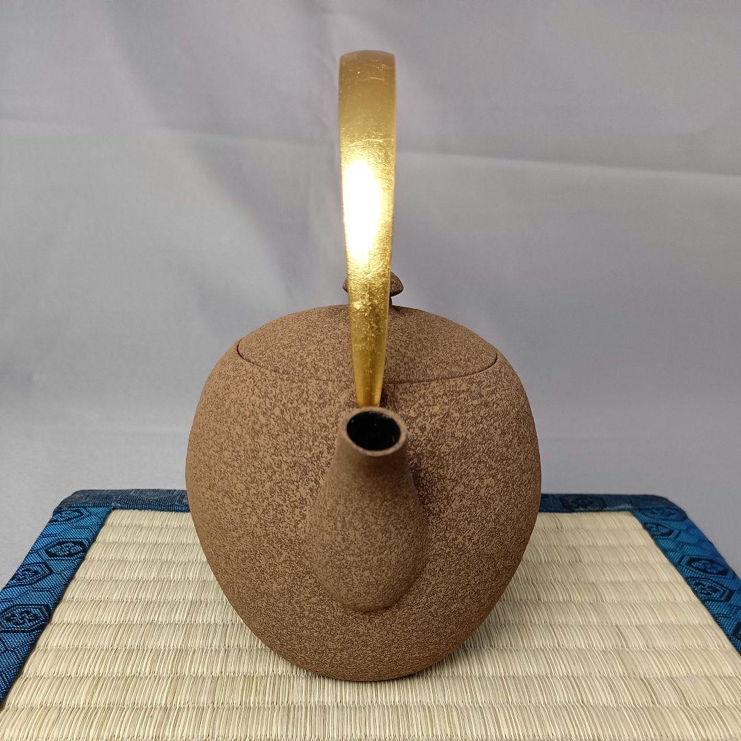 新品未使用 本金箔仕様 菊地保寿堂 WAZUQU 奥山清行 デザイン 和鉄急須