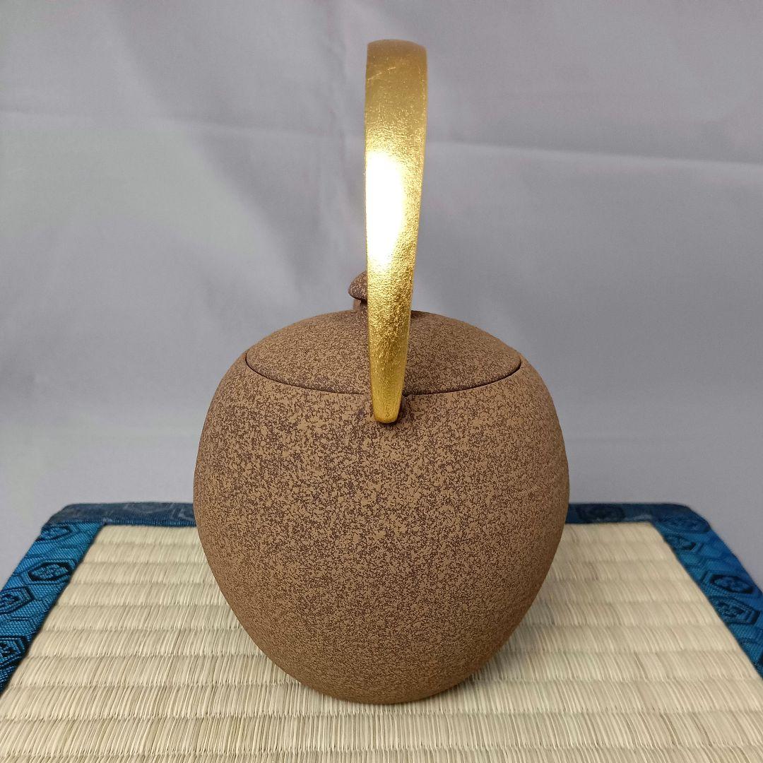 新品未使用 本金箔仕様 菊地保寿堂 WAZUQU 奥山清行 デザイン 和鉄急須