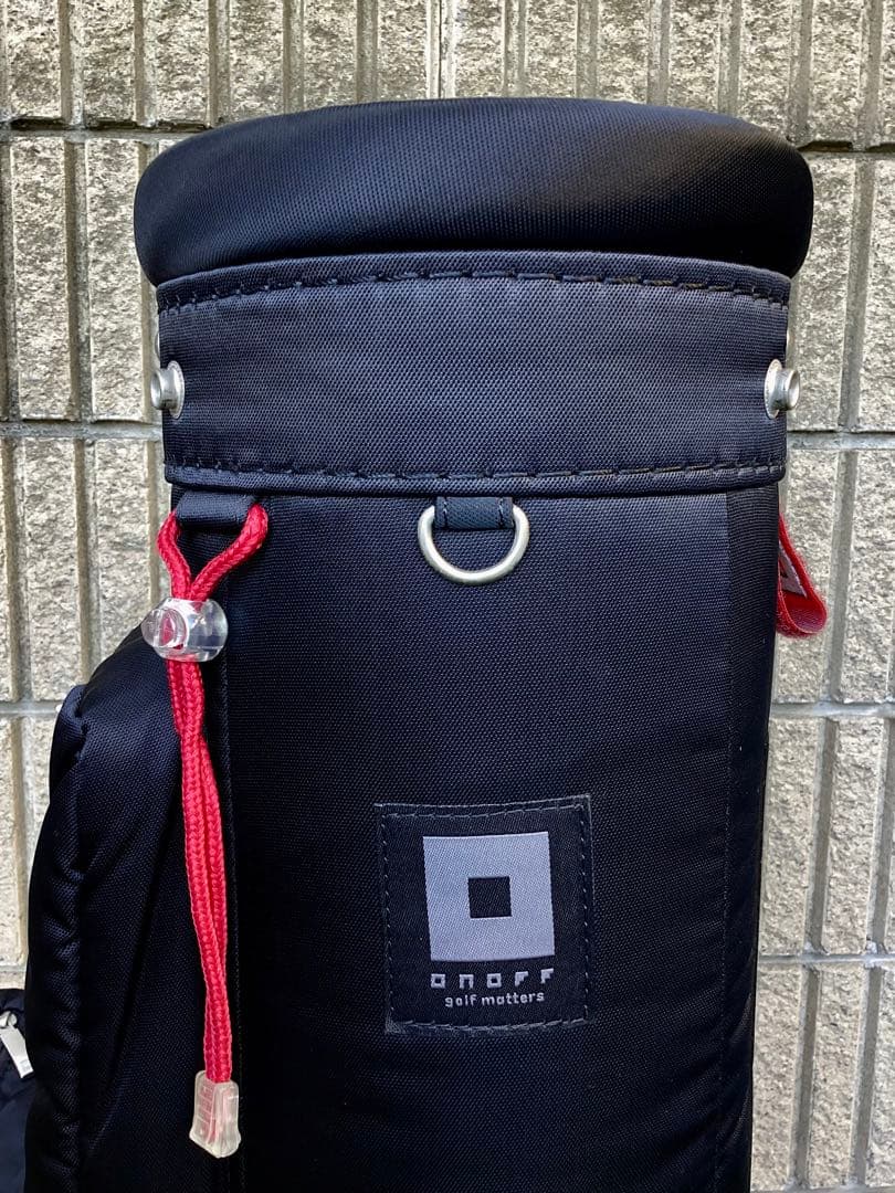 P*読様 ONOFFオノフ小型ナイロンキャディバッグ