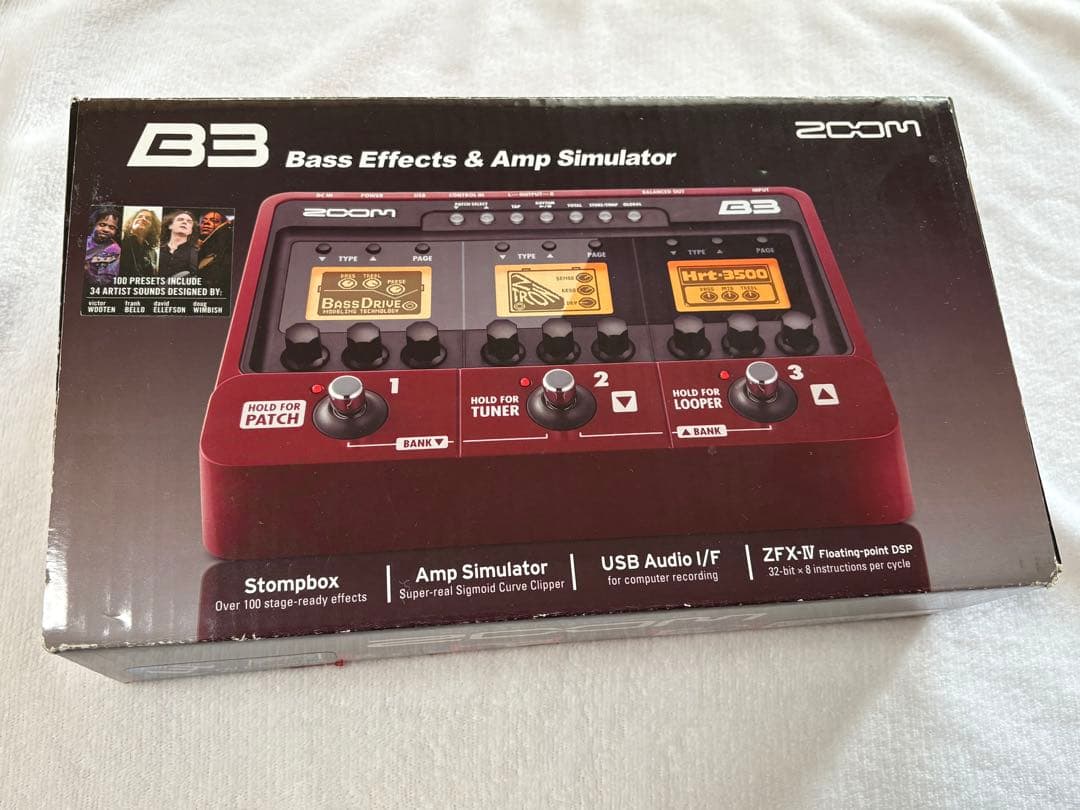 ZOOM B3 ベース　マルチエフェクター