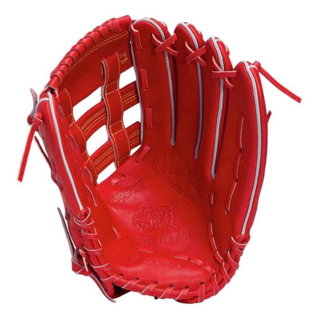 硬式用ワールドウィン復刻版 赤カップ 福本豊モデル 新品未使用タグ付