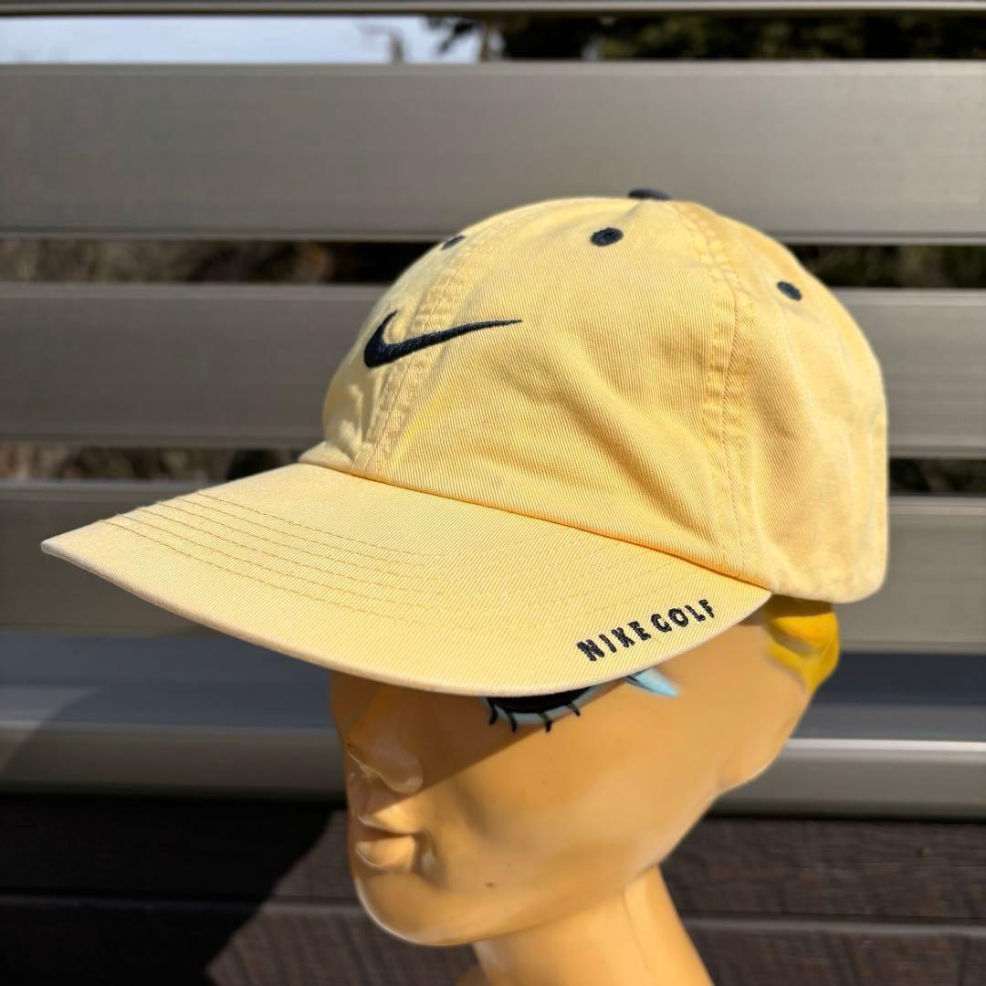00s 希少カラー 黄色 イエロー ナイキ ゴルフ NIKE GOLF キャップ