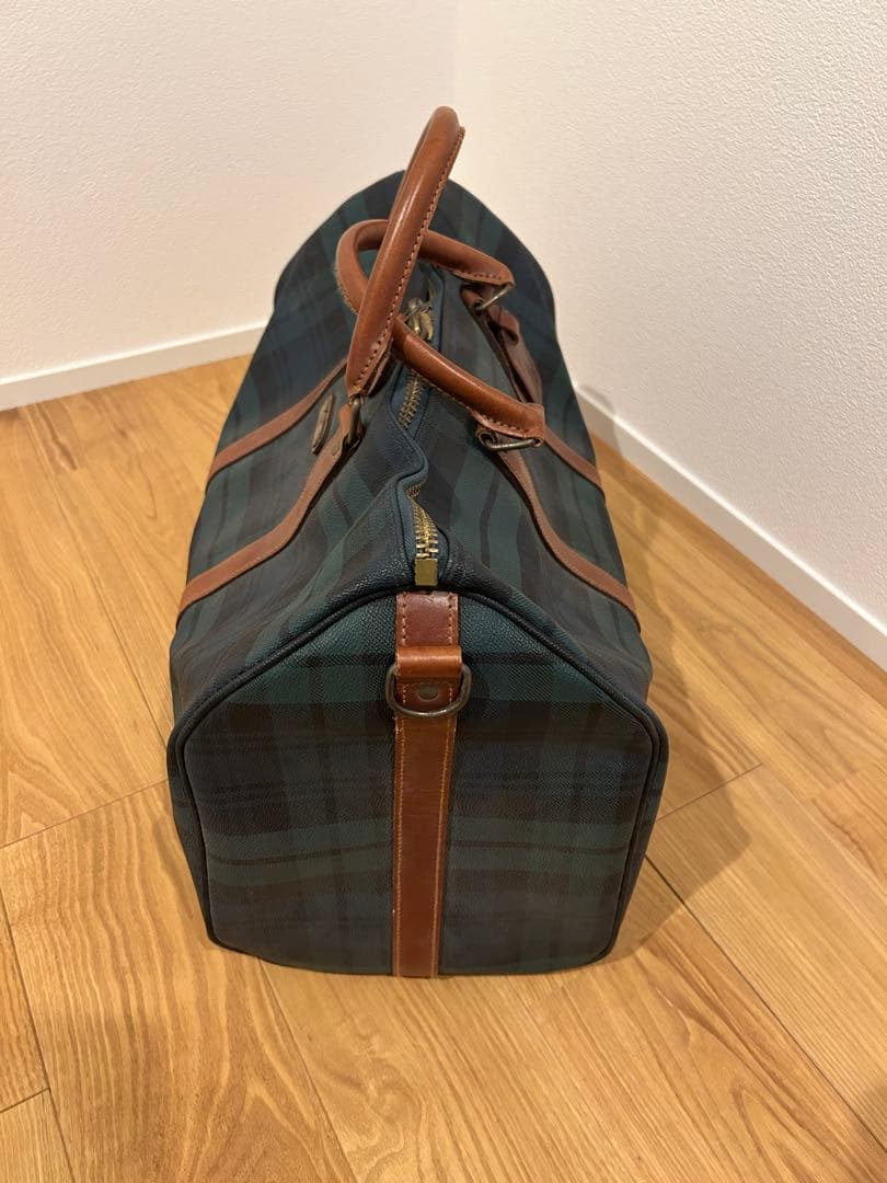 ラルフローレン ボストンバッグ チェック柄