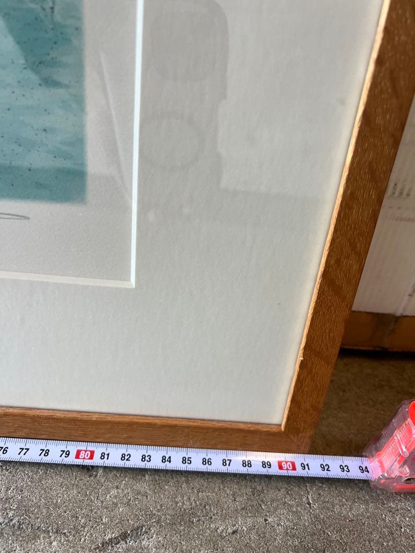 水彩画 海の風景絵画