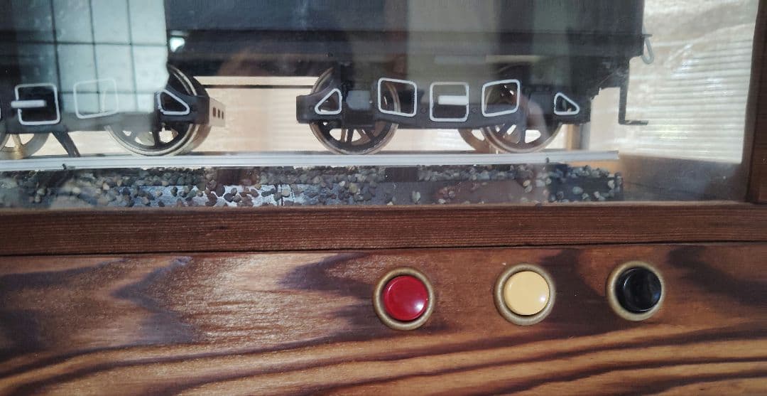 蒸気機関車模型 C571/C57ガラスケース付き