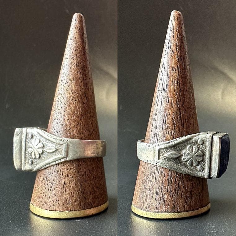 ビザンツ シルバーリング ラピスラズリ 指輪 パワーストーン 銀 1551