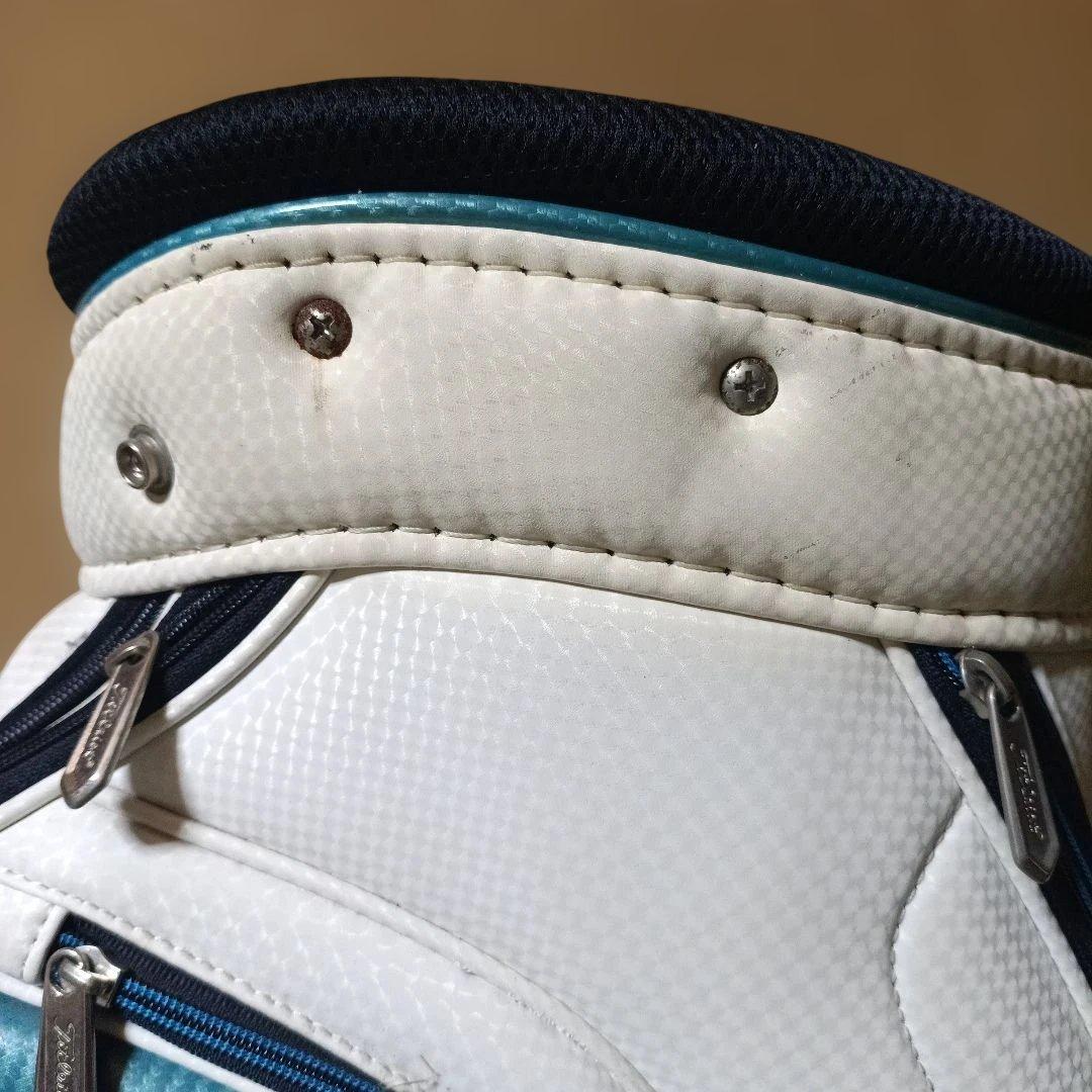 Titleist ゴルフキャディバッグ ホワイト/ネイビー