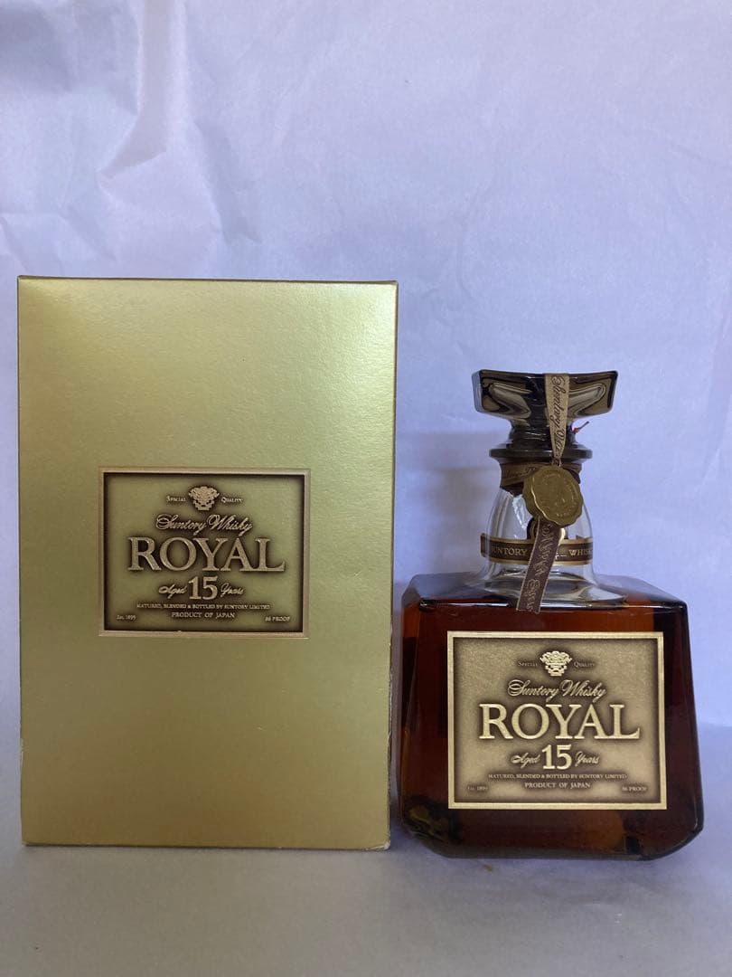サントリーウイスキー　ローヤル15年　ゴールドラベル　未開封