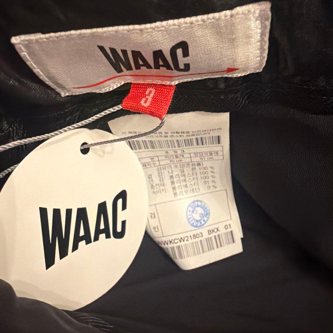 WAAC ワック 2wayスカート 中綿キルティング 暖かい ブラック 新品
