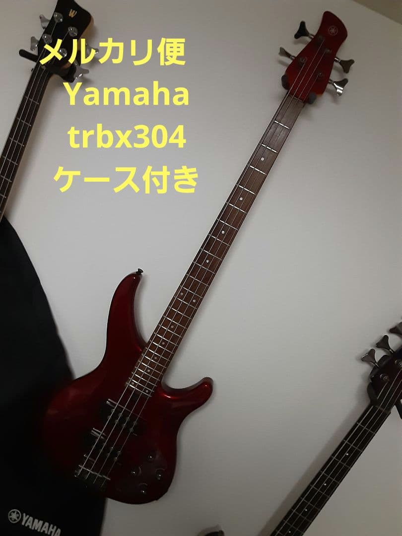 メルカリ便　Yamaha ヤマハ　trbx304 エレキベース　ケース付き