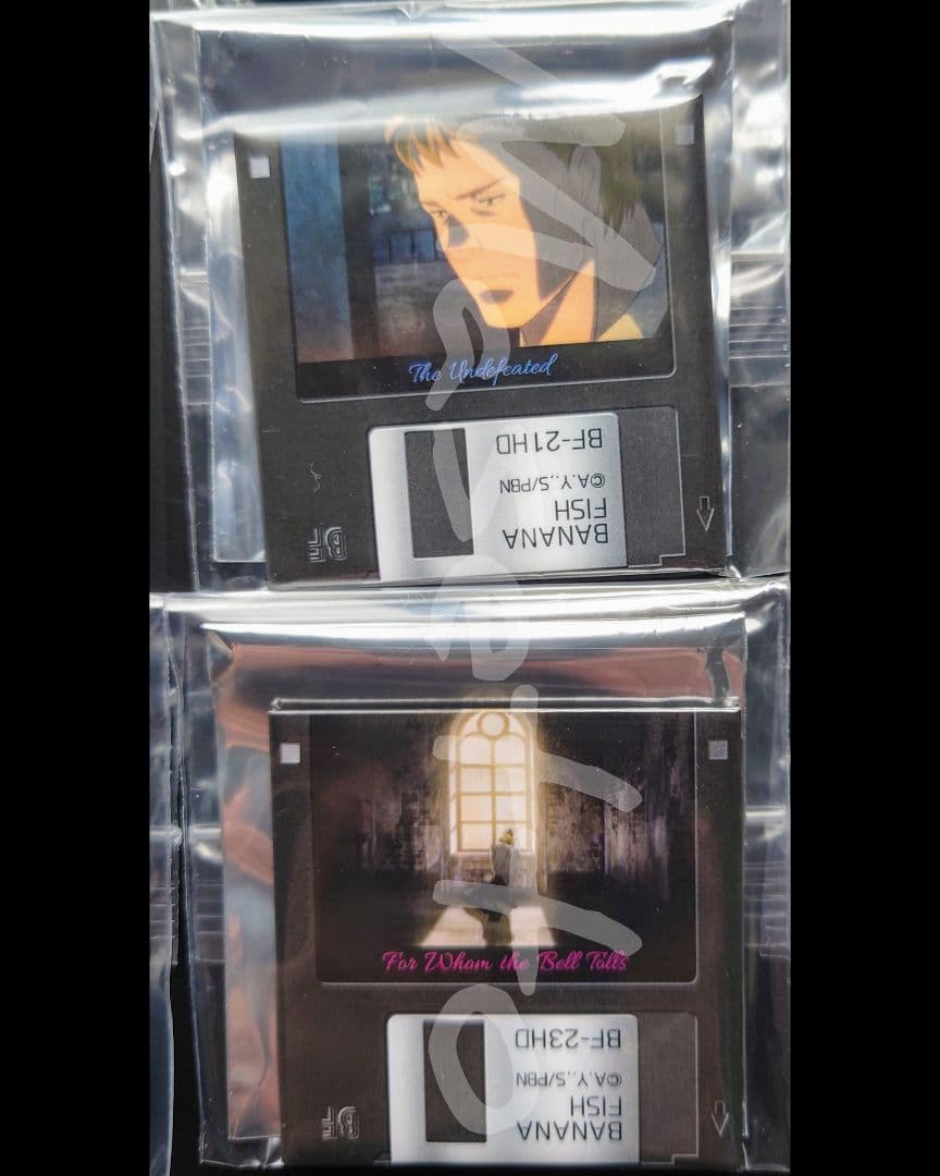 【稀少品】バナナフィッシュ フロッピー風缶バッジ vol.4 コンプリート