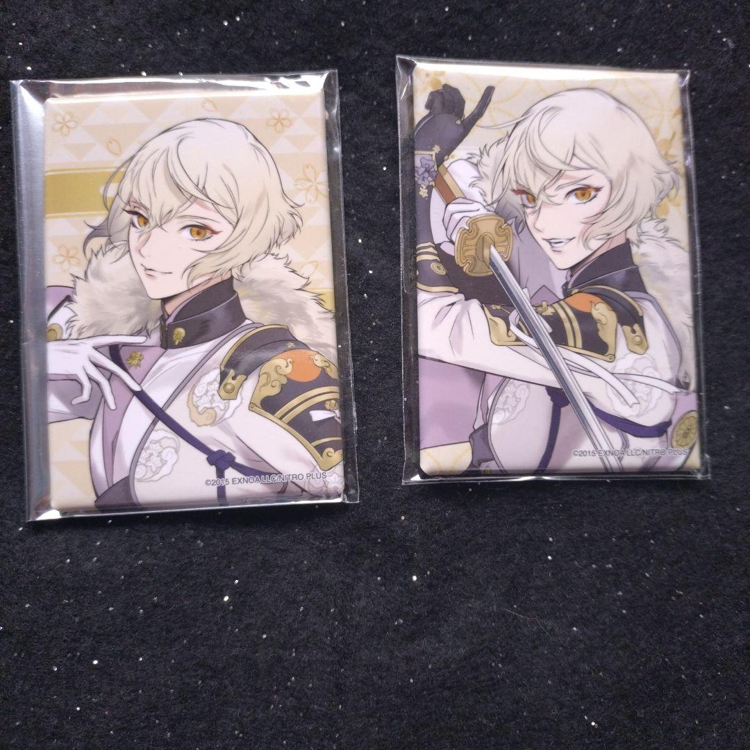 【美品】極 髭切 スクエア缶バッジセット