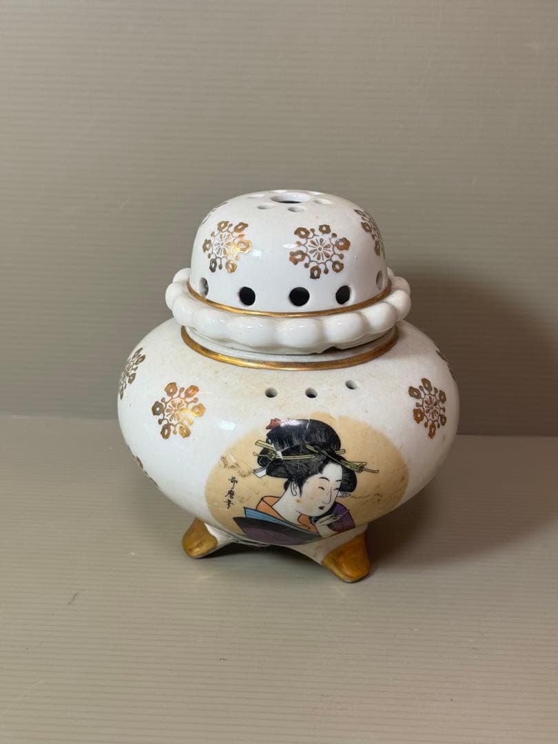 2796 薩摩焼　香炉　銘なし