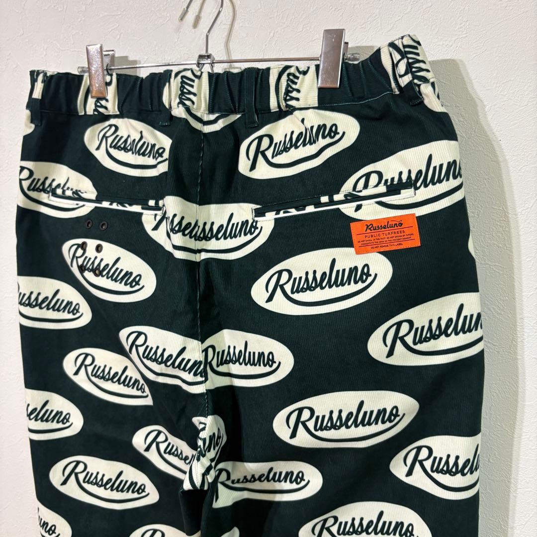 【RUSSELUNO】新品コーデュロイ総ロゴジャケットパンツ上下セット　Ｌ