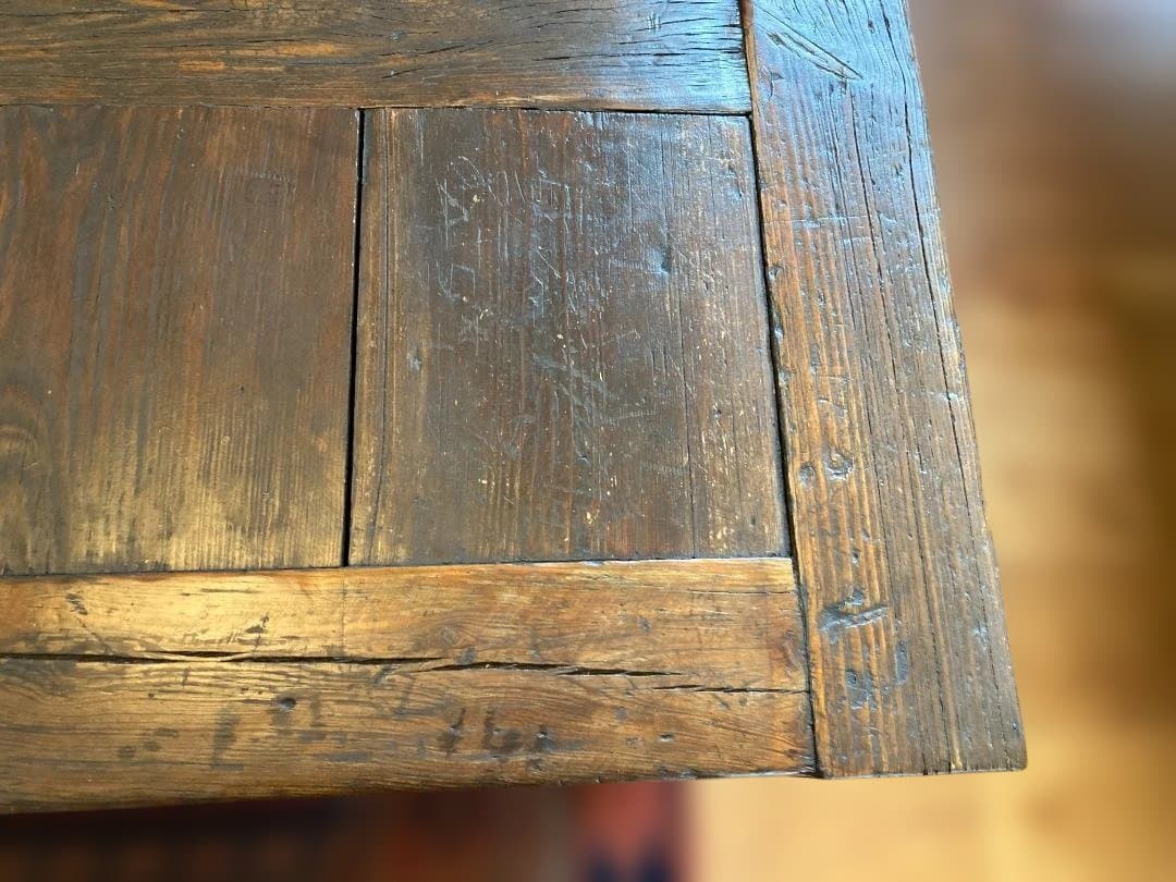 無垢材座卓 ダークブラウン 約160.5cm x 81cm x 38.5cm