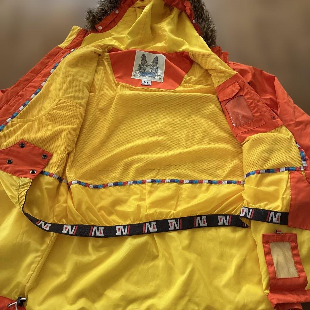 INSPECTIONIオレンジジャケット LL 迷彩パンツセット　2L