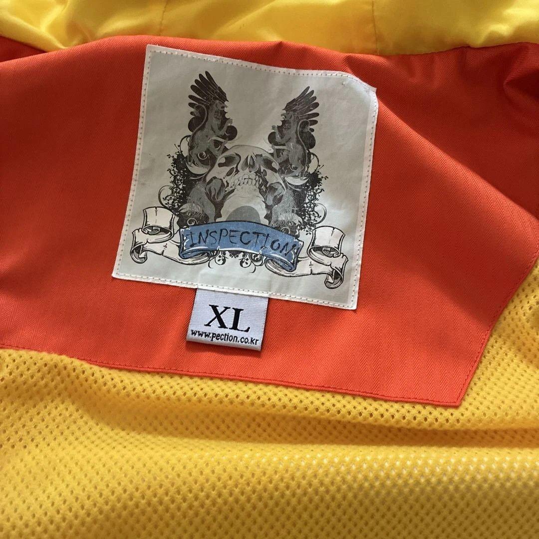 INSPECTIONIオレンジジャケット LL 迷彩パンツセット　2L