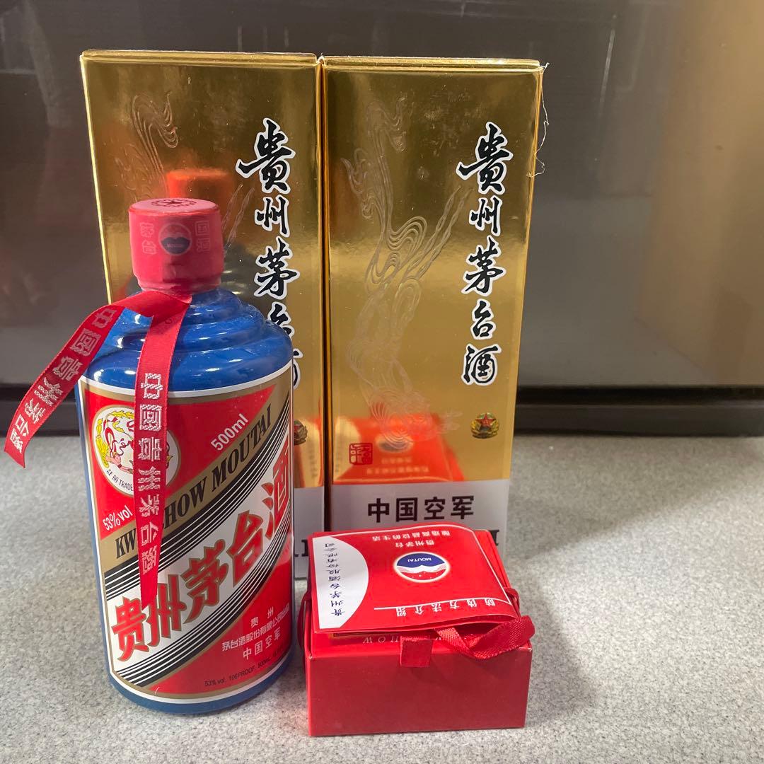 2本　中国空军 貴州茅台酒 500ml 53％ 未開栓　中国酒