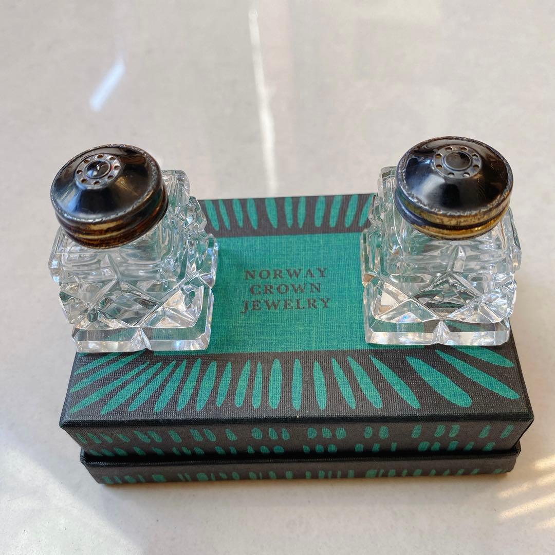 Sterling クリスタル　ソルト&ペッパー　英国　イギリス製