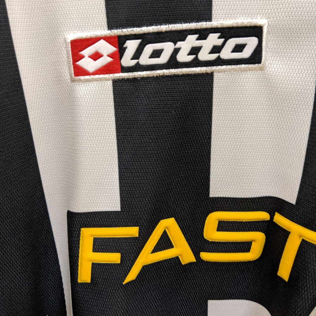 Juventus Lotto ストライプTシャツ L