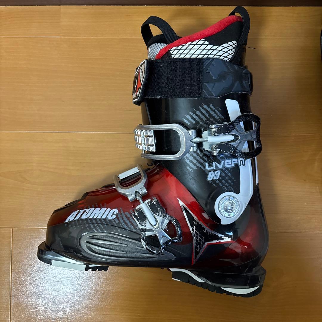 Atomic Live Fit Pro 26-26.5cm スキー靴 黒/赤