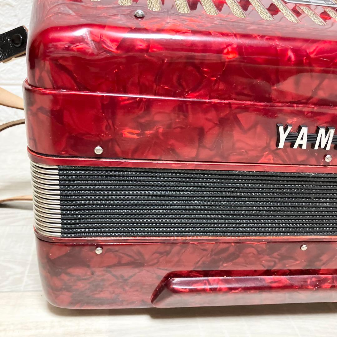 YAMAHA アコーディオン　S-32B 美品　赤　レッド　ヤマハ