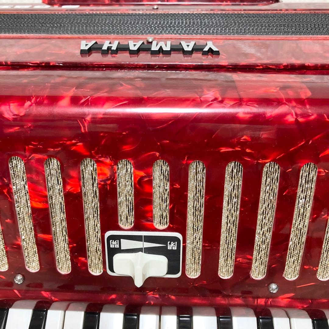 YAMAHA アコーディオン　S-32B 美品　赤　レッド　ヤマハ