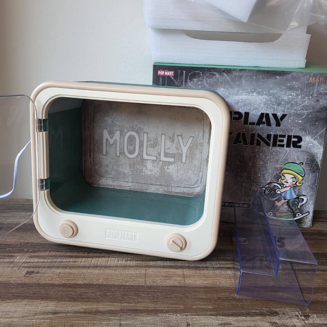 POP MART MOLLY ディスプレイコンテナ グ TV set