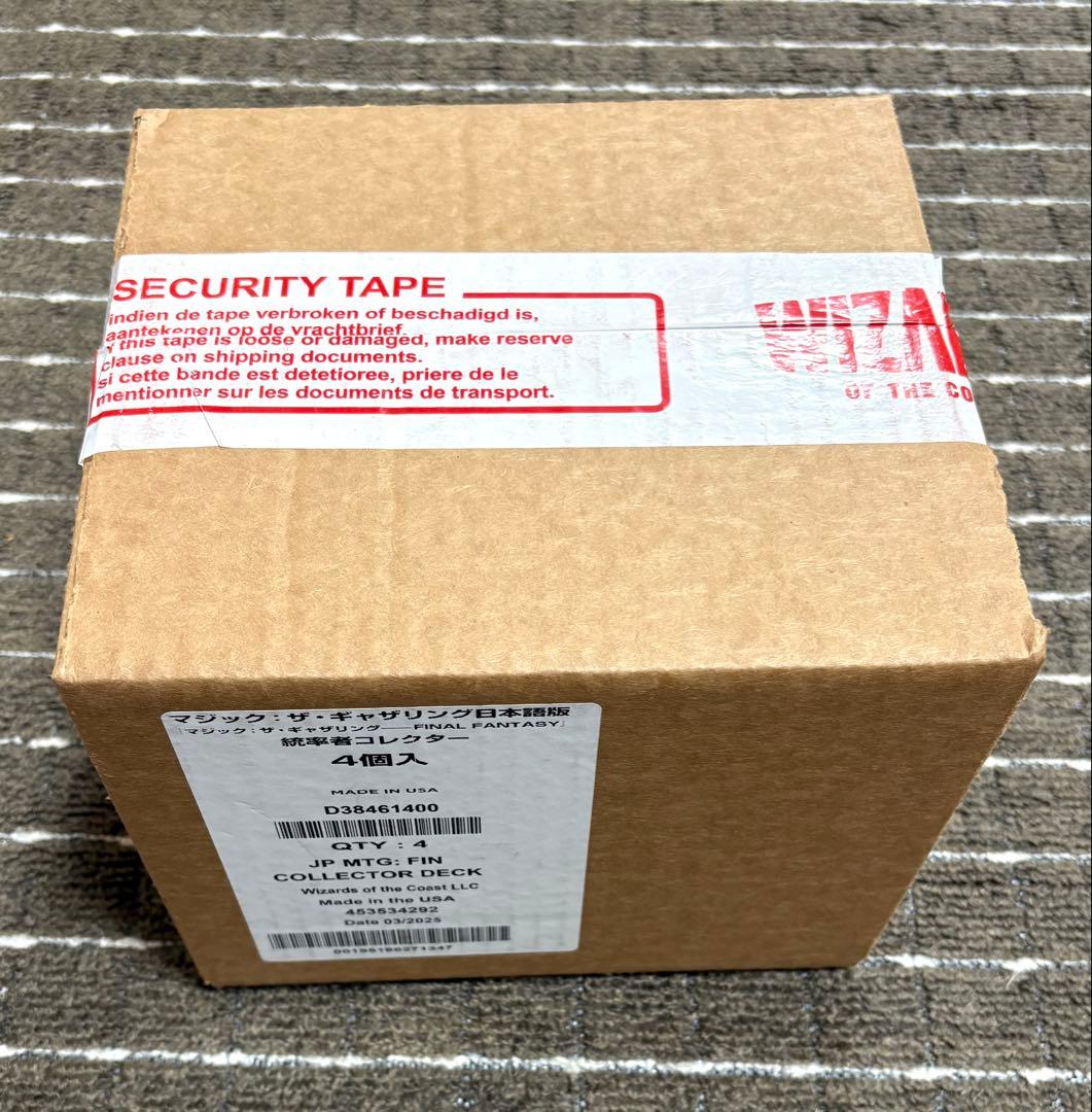 【新品未開封】MTG FF コレクター版統率者デッキ　日本語版4種セット
