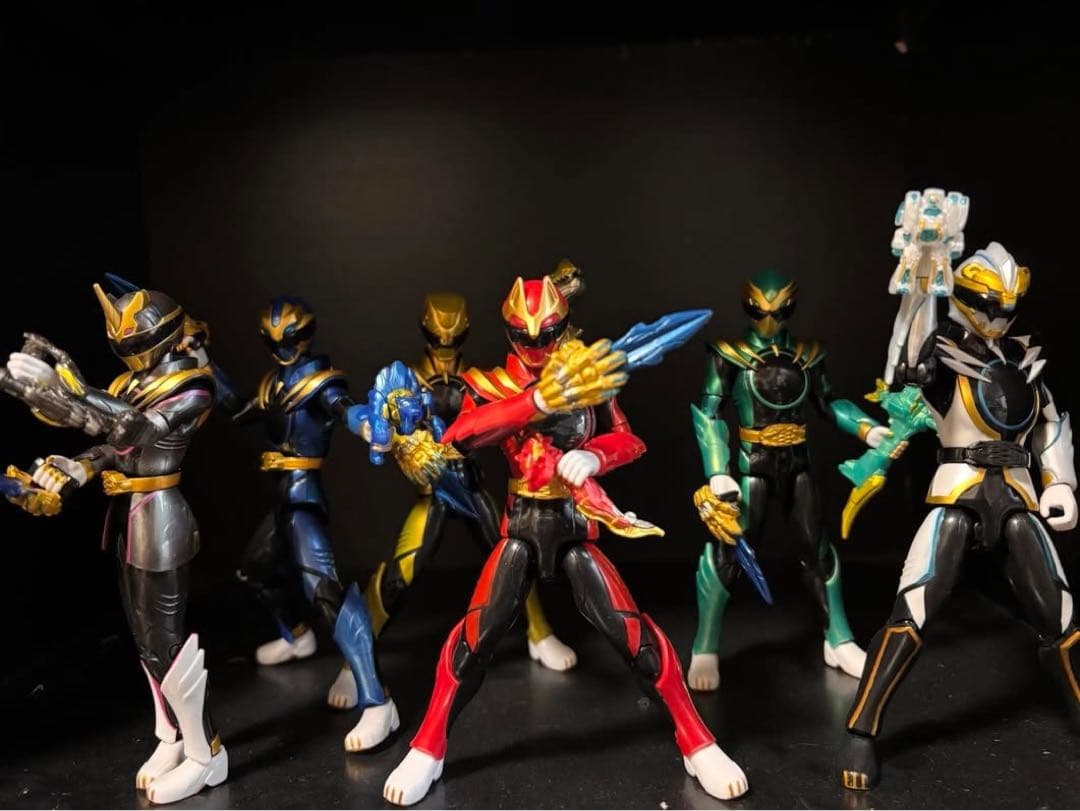コストコ ゴジュウジャーSPセット1.2 アクションヒーロー 追加フル塗装済み