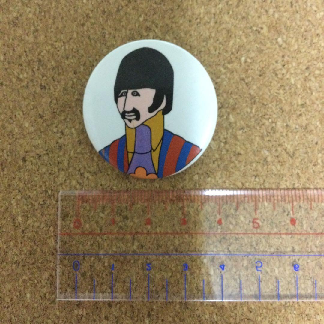 THE BEATLES ビートルズ　缶バッジ　4個セット