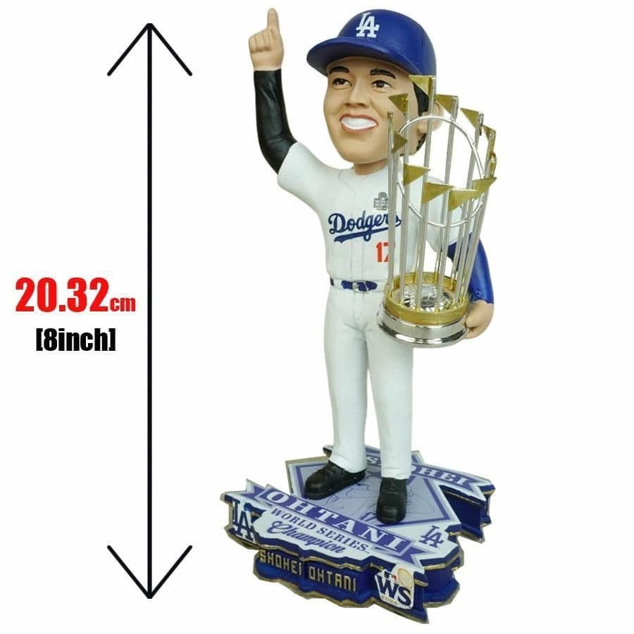 大谷翔平ボブルヘッドフィギュアワールドシリーズチャンピオントロフィー
