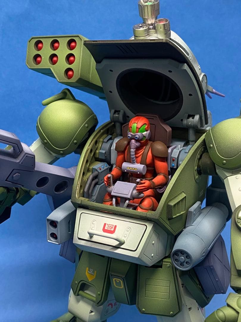 ウェーブ　ボトムズ　1/24スコープドッグターボカスタム　プラモデル完成品