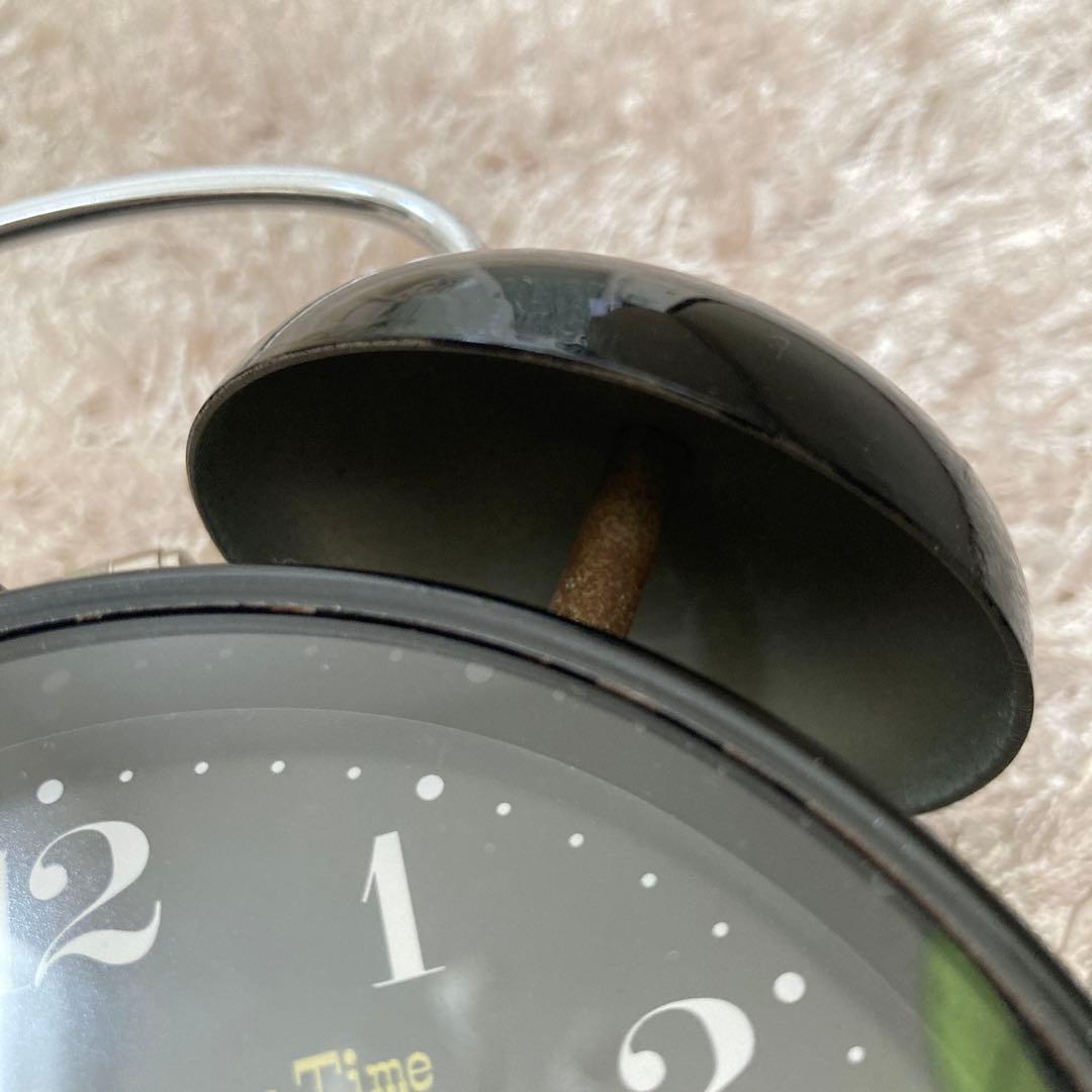 ディズニータイム 目覚まし時計　昭和レトロ　ミッキーマウス時計　日本製